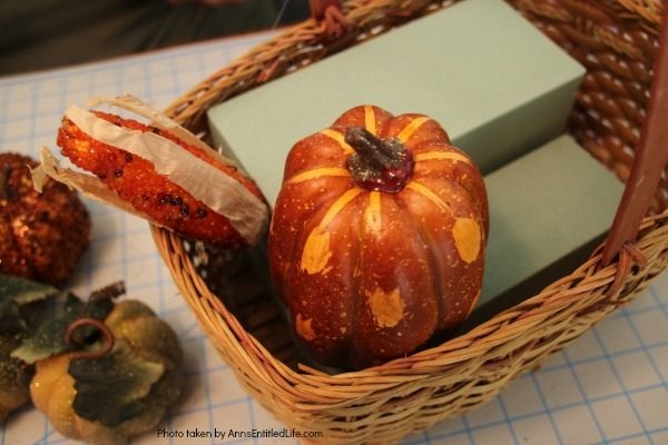 Homemade Bountiful Harvest Basket. Fall is traditionally harvest time. Bring a little of that bountiful harvest indoors with this beautiful fall decorating idea! This easy to make DIY fall decor piece makes a great fall centerpiece, side table decor, or even a floor decoration. Follow these step-by-step tutorial instructions for this beautiful, abundant fall harvest basket to add to autumn decorations.