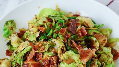 Leafy Brussel Sprouts with Bacon Recipe