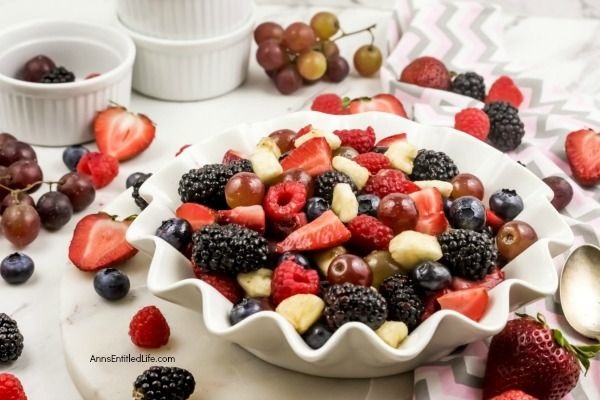 Simple Summer Fruit Salad Recipe. If you like fresh fruit - and who doesn't!? - you will love this simple summer fruit salad recipe. Easy to make, it comes together quickly and tastes fantastic. The 