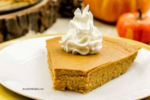 If you are looking for a fabulous pumpkin pie recipe without a crust, you will enjoy this amazing variation of a traditional pumpkin pie recipe. Crustless pies are all the rage - same great pie taste, less calories and carbs by foregoing the crust. Crustless pies are easy enough to make using a springform pan, just read the step by step crustless pumpkin pie recipe I am sharing below to make your own terrific crustless pumpkin pie!