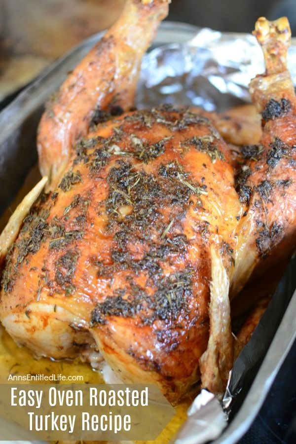 Easy Oven Roasted Turkey Recipe