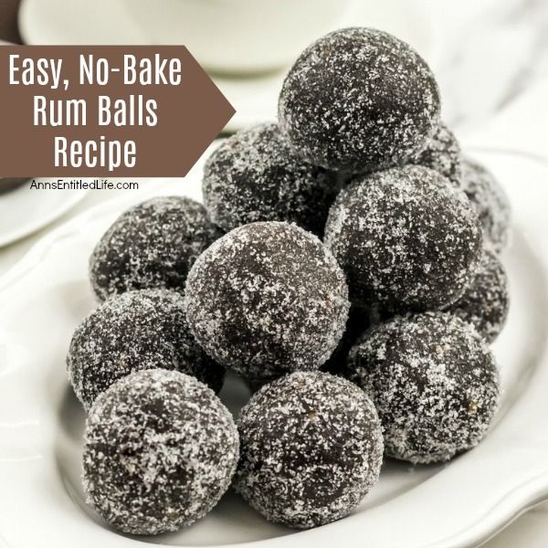 Rum Balls Recipe. These delicious rum balls are a fabulous addition to your holiday cookie tray! Fast and simple to make, this rum balls recipe is an easy, no-bake treat that friends and family will adore. If you are looking for a great traditional holiday cookie, try these scrumptious little rum balls.