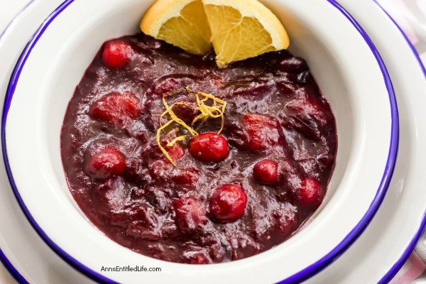 The Best Cranberry Sauce Recipe - ever! This super easy-to-make fresh cranberry sauce is simply delicious. If you ever thought that making your own cranberry sauce was difficult, disabuse yourself of that notion as nothing could be further from the truth. I was shocked at not only how easy cranberry sauce is to make, but how much better it tastes than pre-made or canned cranberry sauce. If you are looking for an easy, delicious cranberry recipe, this is it!