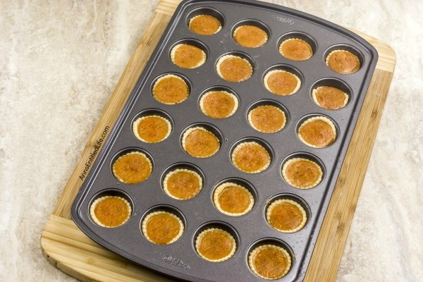 These sweet little mini pumpkin pies are just so simple to make! If you are searching for a delicious bite-sized holiday dessert, these individual pumpkin pie bites are sure to impress your family and friends. Only you will know how easy they were to prepare.