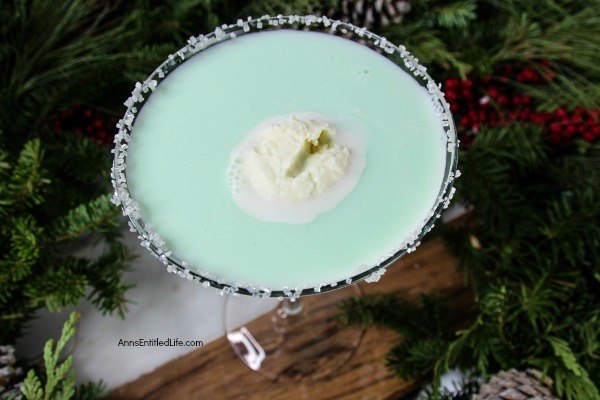 Mistletoe Mint Cocktail. A wonderful holiday cocktail recipe, this terrific Christmas drink is perfect for the holiday season. Light and refreshing, this will become one of your favorite Christmas drinks! Give your taste buds a minty treat with sip after sip of this delicious holiday cocktail.
