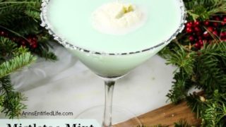 mistletoe mint cocktail