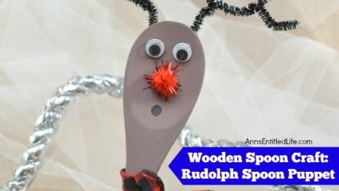 Wooden Spoon Craft: Rudolph Spoon Puppet