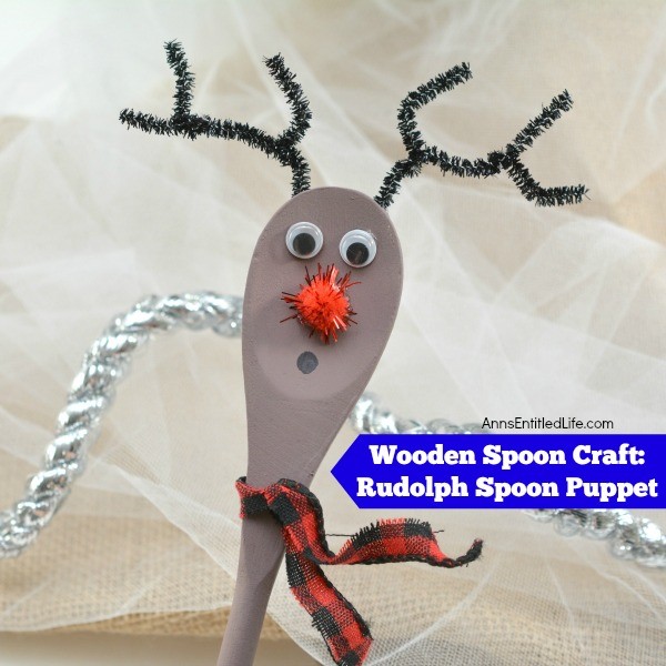 Wooden Spoon Craft: Rudolph Spoon Puppet. Make your own Rudolph spoon for the holidays with these step by step instructions! From children to adults, this adorable little 