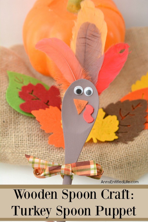 Using these step-by-step instructions, this simple to make Turkey Spoon Puppet Craft comes together in no time flat! Perfect to use as a puppet, or for more adult decor in centerpieces or flower pots, of as a take home party favor, this adorable wooden spoon craft is a delightful Thanksgiving turkey craft.