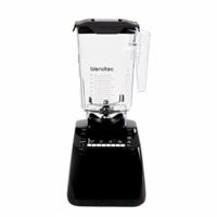 Blendtec Designer Series Blender with Wildside+ Jar (90 oz), Professional-Grade Power, Self-Cleaning, 6 Pre-programmed Cycles, 8-Speeds, Sleek and Slim, Black