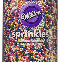 Wilton 710-4065 Rainbow Nonpareils Food Decorative, 7.5-Ounce