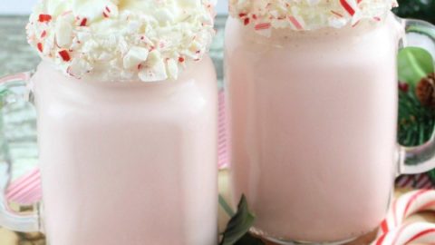 Boozy Candy Cane Shake Recipe