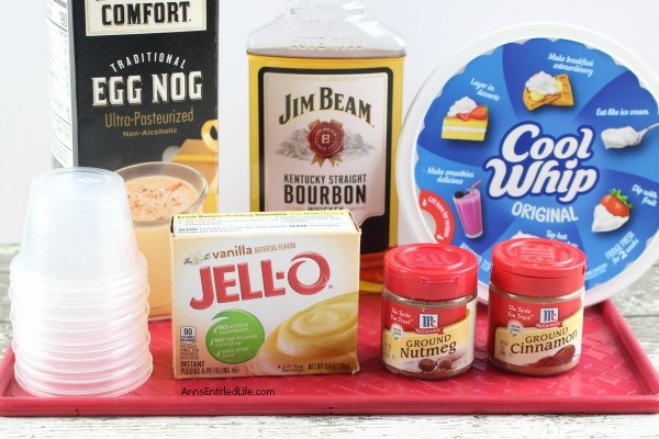 Eggnog Pudding Shots Recipe. Ho-Ho-Ho Merry Christmas and Happy New Year! Get into the holiday spirit with these fabulous eggnog pudding shots. These fun eggnog pudding shots are perfect for holiday parties and get-togethers. Simply follow these easy step-by-step pudding shot instructions to make these phenomenal Eggnog Pudding Shots for your holiday party!