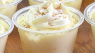 Eggnog Pudding Shots Recipe