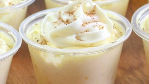 Eggnog Pudding Shots Recipe