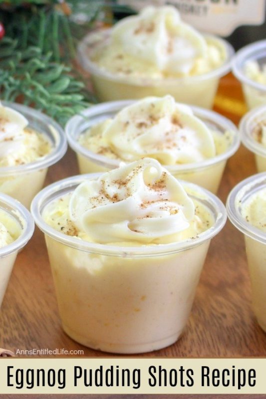 Eggnog Pudding Shots Recipe