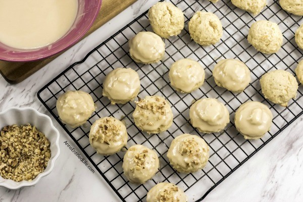 Grandma always made Ricotta cheese cookies for us! These tasty cookies are soft on the inside and topped with a delicious sugared icing. This Italian Ricotta cookies recipe is just like Nonna used to make. Make some for your family tonight.