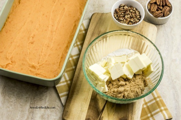 Sweet Potato Casserole Recipe. A delicious, easy to prepare sweet potato casserole recipe you entire family will enjoy. This classic sweet potato recipe is a wonderful side dish that pairs well with turkey, chicken or pork.