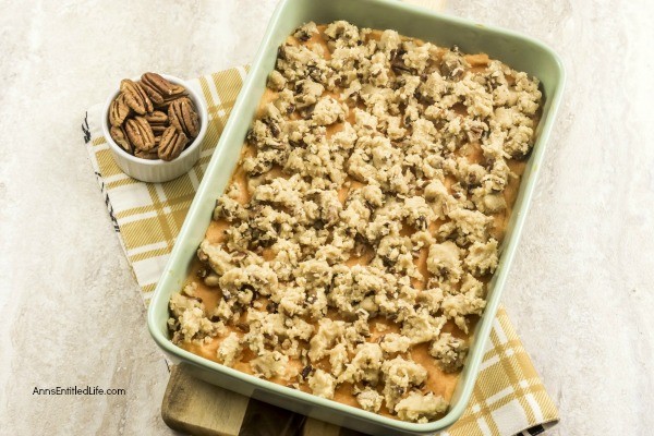 Sweet Potato Casserole Recipe. A delicious, easy to prepare sweet potato casserole recipe you entire family will enjoy. This classic sweet potato recipe is a wonderful side dish that pairs well with turkey, chicken or pork.