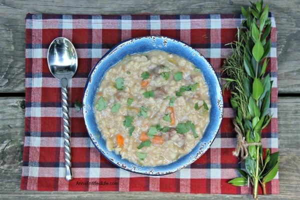 Instant Pot Hearty Beef Barley Soup Recipe. Beef barley soup is the ultimate comfort food! This hearty beef barley soup recipe is loaded with beef and vegetables, so thick and delicious it will remind you of grandma's recipe. Perfect for lunch or dinner, this instant pot beef barley soup is fantastic on a cold day.