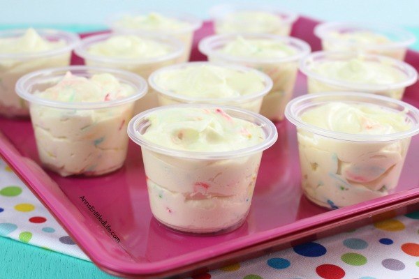 Birthday Cake Pudding Shots Recipe. Pudding shots are always a party favorite and this adult version of a birthday cake in a pudding shot form is simply fabulous! Whether hosting a birthday party for friends and relatives, giving yourself a little present or just because you like the taste of cake, simply follow these easy step-by-step pudding shots instructions to make these terrific birthday cake pudding shots - your friends and family will thank you. Yum! 