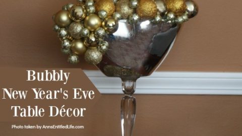 Bubbly New Year's Eve Table Décor