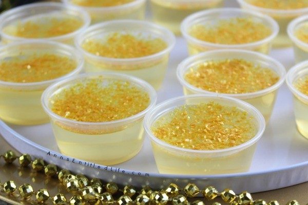 Champagne Jello Shots Recipe. Fancy Jello shots don't have to be difficult to make! These step-by-step tutorial instructions for making a delicious and fun Champagne Jello Shots recipe are so easy to follow; the results are amazing!! The next time you are having an adult celebration or party, make some champagne Jello shots and up the fun in your festivities!