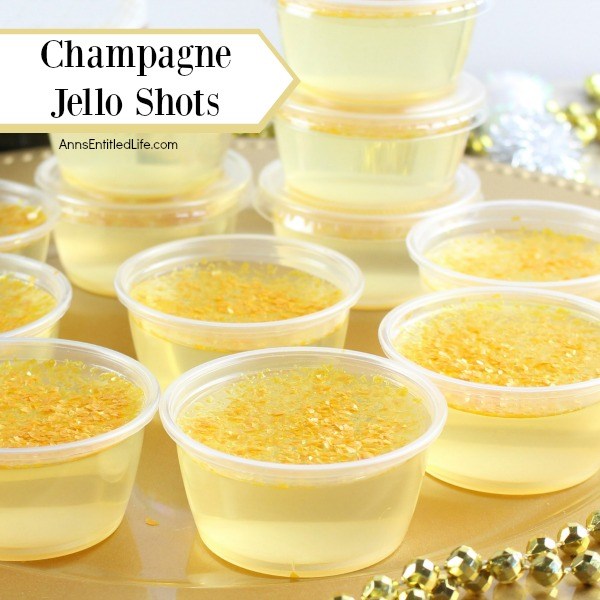 Champagne Jello Shots Recipe. Fancy Jello shots don't have to be difficult to make! These step-by-step tutorial instructions for making a delicious and fun Champagne Jello Shots recipe are so easy to follow; the results are amazing!! The next time you are having an adult celebration or party, make some champagne Jello shots and up the fun in your festivities!