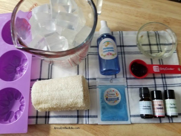 Homemade Exfoliating Loofah Soap. Learn how to make a lovely, invigorating, exfoliating, loofah soap easily with these step-by-step instructions. Your skin will feel smoother and fresher after you make, and use, your own loofah soap!