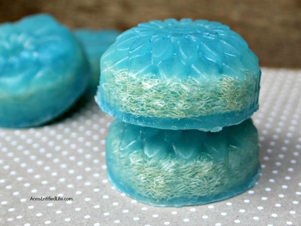 Homemade Exfoliating Loofah Soap. Learn how to make a lovely, invigorating, exfoliating, loofah soap easily with these step-by-step instructions. Your skin will feel smoother and fresher after you make, and use, your own loofah soap!