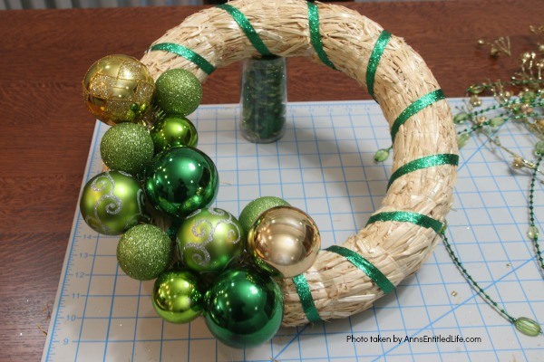 St. Patrick's Day Luck o' the Irish Wreath. Dress up your front door for St Patty's day with this easy to make St. Patrick's Day wreath door decoration. This is a fast, inexpensive wreath decoration that just might bring a bit of the luck o' the Irish your way.