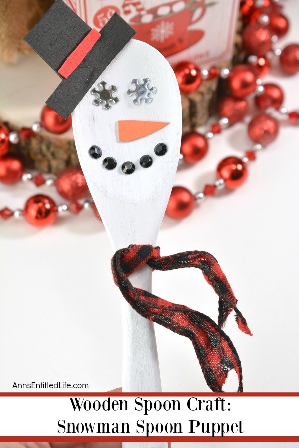 Wooden Spoon Craft: Snowman Spoon Puppet. Bring a little bit of the cold inside this winter and make your own Snowman spoon with these easy step by step instructions! This adorable little 