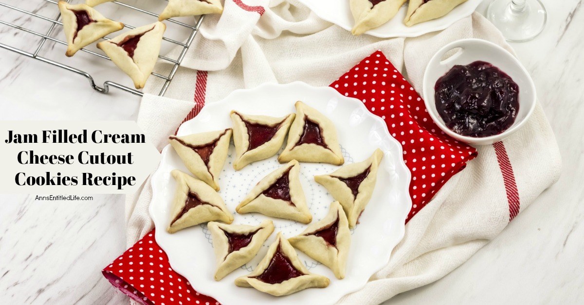 Jam Filled Cream Cheese Cutout Cookie Recipe