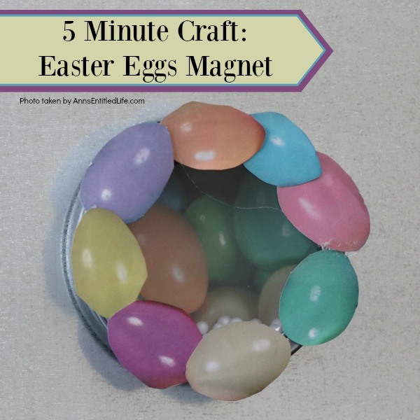 5 Minute Craft: Easter Eggs Magnet. Like easy crafts? This one is a real winner! In only 5 minutes you can create this fun Easter Egg magnet. This sweet little Easter holiday craft is so simple to make, nearly anyone can do it!