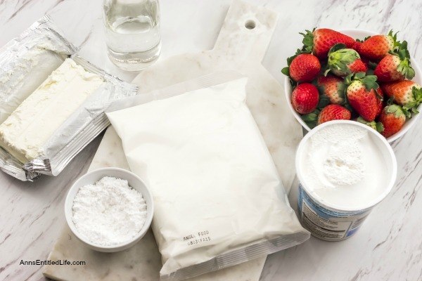 Easy Angel Food Cake Roll Recipe. This sweet and creamy, easy to make angel food cake roll is a strawberry and cream delight!! Make this angel food cake roll tonight; it is the perfect dessert to serve family and friends who may want something a little lighter at the end of your fabulous meal.