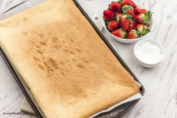 Easy Angel Food Cake Roll Recipe. This sweet and creamy, easy to make angel food cake roll is a strawberry and cream delight!! Make this angel food cake roll tonight; it is the perfect dessert to serve family and friends who may want something a little lighter at the end of your fabulous meal.