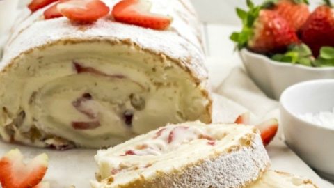 Easy Angel Food Cake Roll Recipe