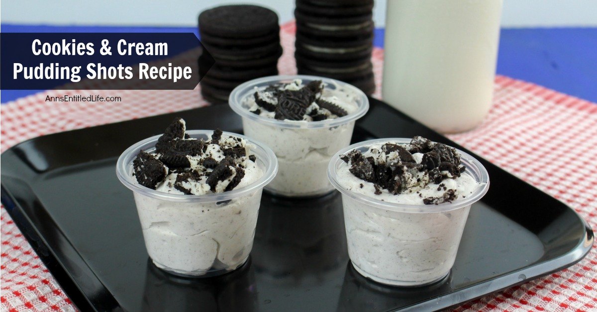 Cookies and Cream Pudding Shots Recipe