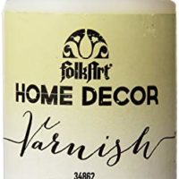 FolkArt 34862 Home Decor Chalk Furniture & Craft Paint in Assorted Colors, 8 Ounce, Satin Varnish