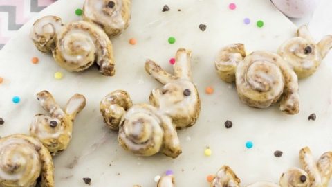 Cinnamon Roll Bunnies Recipe. Serve up these terrific sweet rolls for Easter morning breakfast. These delicious, easy to make cinnamon roll bunnies are a wonderful addition to your Easter brunch menu!