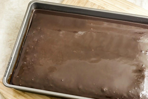 Classic Texas Sheet Cake Recipe. This old-fashioned chocolate cake recipe is so simple to make! My Grandmother made this exact recipe for many an occasion when I was growing up. This classic, chocolate Texas sheet cake is moist, sweet and totally decadent.