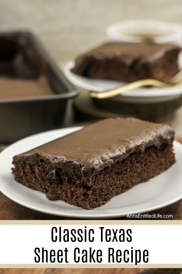 Classic Texas Sheet Cake Recipe. This old-fashioned chocolate cake recipe is so simple to make! My Grandmother made this exact recipe for many an occasion when I was growing up. This classic, chocolate Texas sheet cake is moist, sweet and totally decadent.