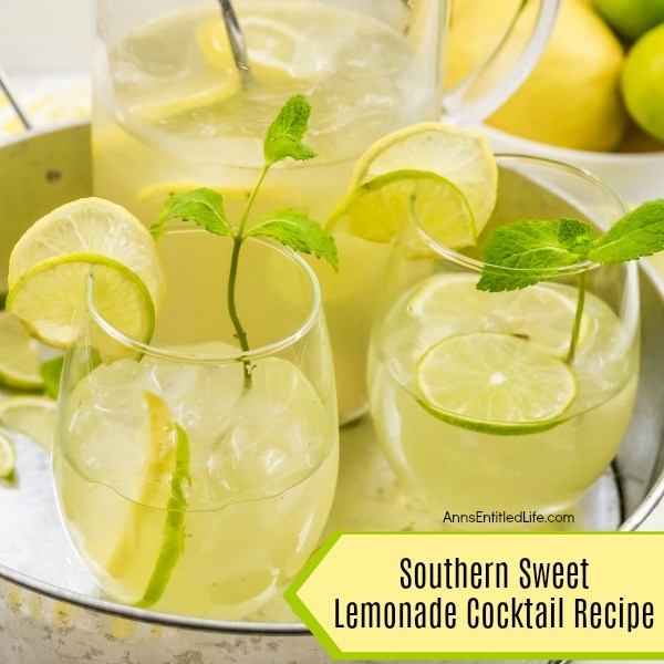 Southern Sweet Lemonade Cocktail Recipe. Be prepared that this may be your new go-to drink as well. It's light, refreshing, and seriously packed full of some super delicious flavors. Who knew that bourbon and vodka would pair up so perfectly in this drink? This Southern Sweet Lemonade Cocktail is super simple to make, and totally delicious.