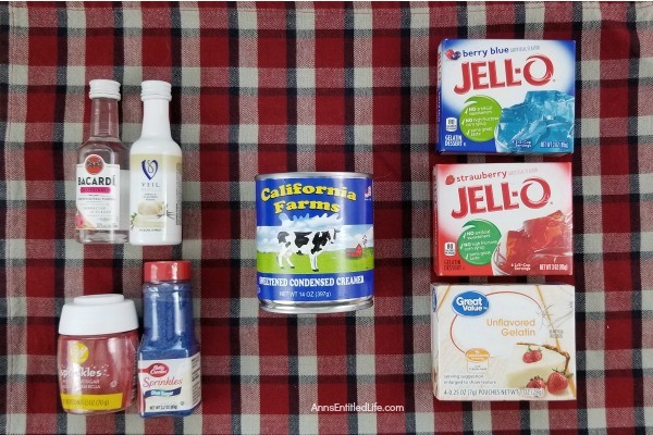 Red, White, and Blue Jello Shots Recipe. Having a party? These fabulous red, white, and blue Jello shots are perfect for the 4th of July, Memorial Day, or any other patriotic holiday gathering. Whether you are packing a picnic, having a backyard BBQ, or want something special to take to Independence Day festivities with family and friends, these terrific Jello shots are what your holiday celebration needs!