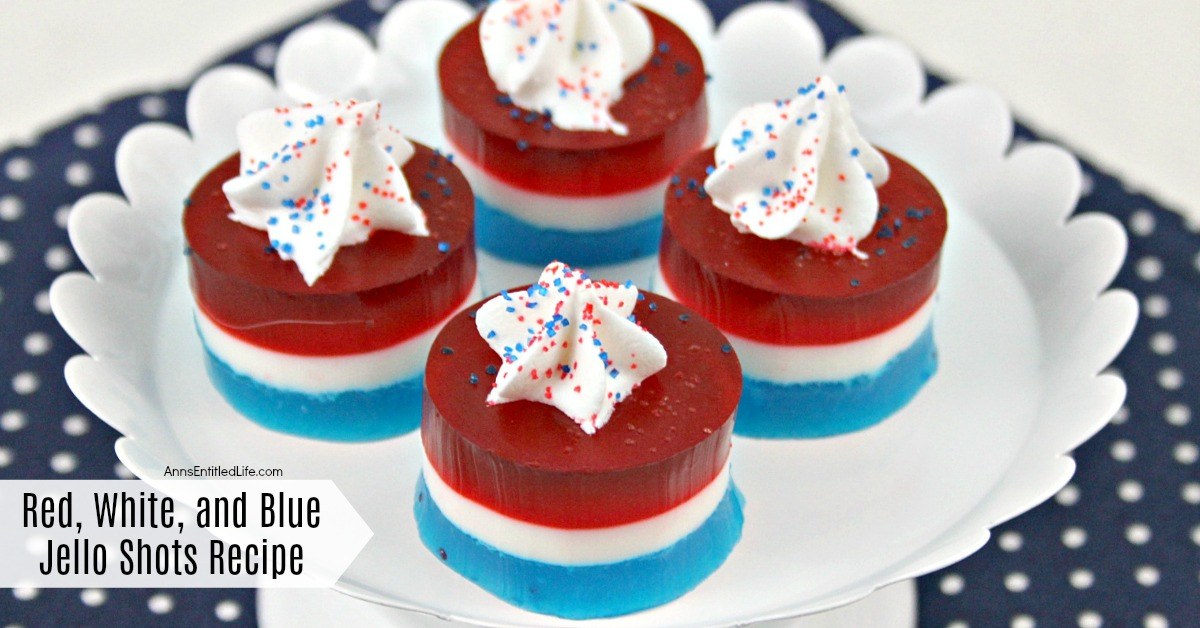 Red, White, and Blue Jello Shots Recipe