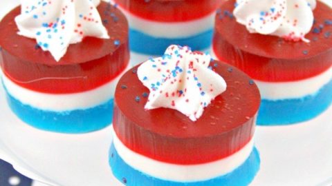 Red, White, and Blue Jello Shots Recipe. Having a party? These fabulous red, white, and blue Jello shots are perfect for the 4th of July, Memorial Day, or any other patriotic holiday gathering. Whether you are packing a picnic, having a backyard BBQ, or want something special to take to Independence Day festivities with family and friends, these terrific Jello shots are what your holiday celebration needs!