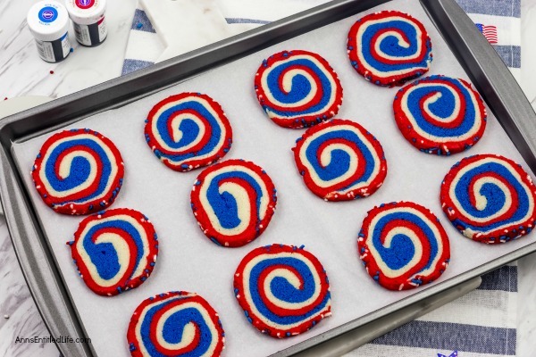 Red, White, and Blue Pinwheel Cookies Recipe. These fabulous red, white, and blue cookies are perfect for the 4th of July, Memorial Day, or any other patriotic holiday. Whether you are packing a picnic, having a backyard BBQ, or want something special to take to an Independence Day gathering, these terrific cookies - that can be frozen (raw) for up to three months prior to baking - are what your holiday celebration needs!