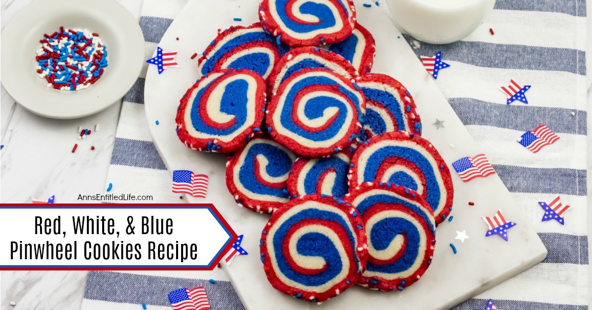 Red, White, and Blue Pinwheel Cookies Recipe