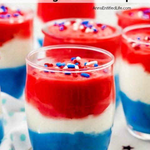 Red, White, and Blue Pudding Shots Recipe-image