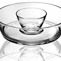 Luigi Bormioli RM104 Michelangelo 2 Pc Chip-n-Dip Set, 0, Clear